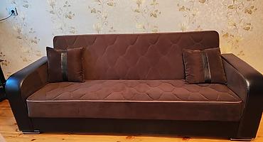 ucuz kamot: Divan, İşlənmiş, Açılan, Bazalı, Vеlur parça, Çatdırılma yoxdur — 1