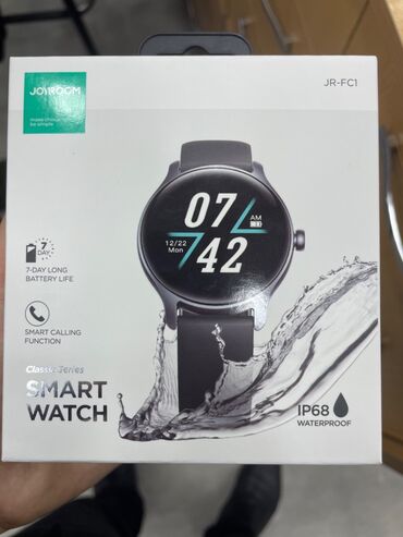 t500 pro smart watch: Yeni, Smart saat, Joyroom, Аnti-lost, rəng - Qara