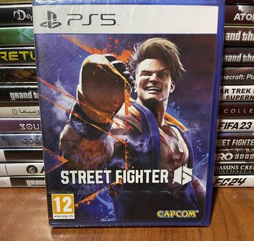 playstation 3 disk: Ps 5 Street Fighter Bagli Salafan Unvan Xirdalan AAAF Park Catdirilma