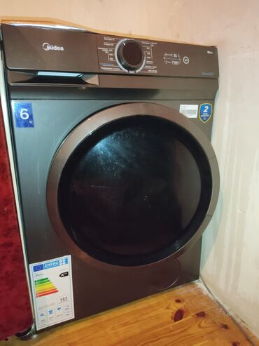 Çəngəllər: Paltaryuyan maşın Midea, 6 kq, Avtomat, Qurutmasız, Kredit yoxdur
