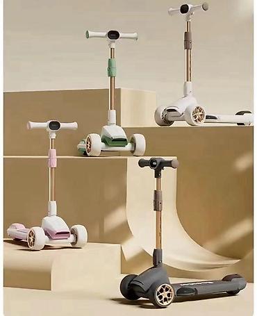 Детские самокаты: Детский самокат, Трёхколёсный — 7