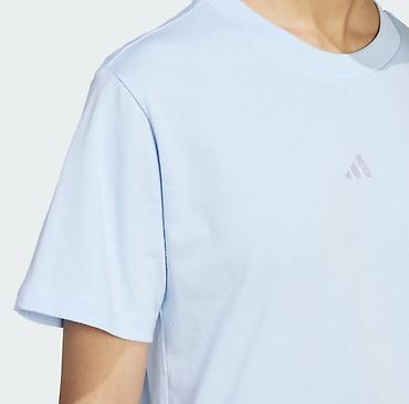 opel t: Original yeni Adidas T-shirt. S olchu. Məhsul: Açıq mavi qadın — 2