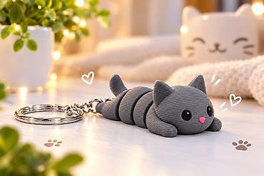 🐱 Antistress pişik breloku! 🐱 Açarlarınız, çantanız və ya hədiyyə üçün