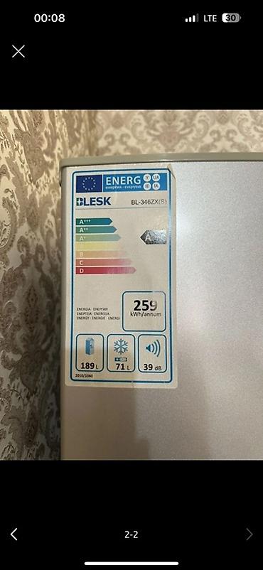 холодильник blesk: Холодильник BLECK BL-346ZX(S) - Тип: двухкамерный, нижняя морозильная — 2