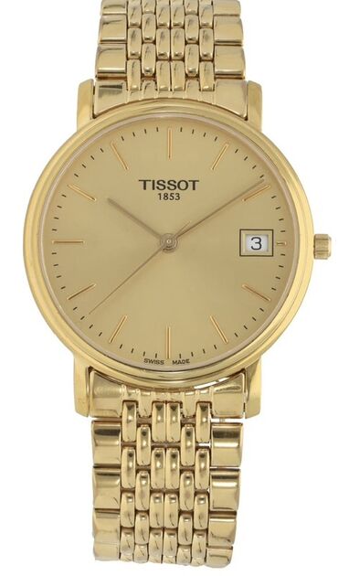 nişan üzükleri: Qol saatı, Tissot, rəng - Qızılı