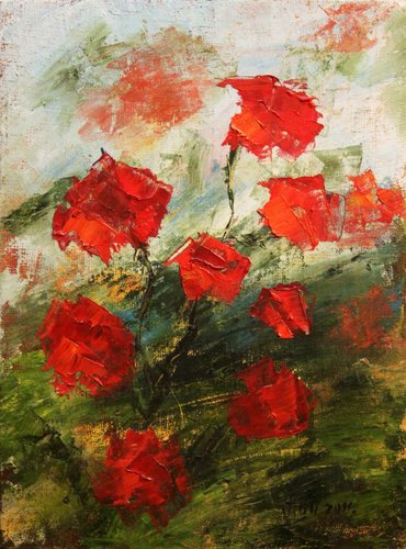 deniz sekilleri ekran ucun: 25,5x35, ketan,yagli boya, 100 man