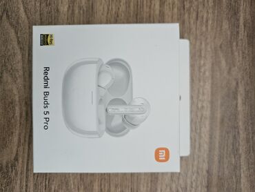 Mikrofonlar: İşlənmiş Simsiz (Bluetooth) Qulaqcıqlar, Xiaomi, rəng - Ağ