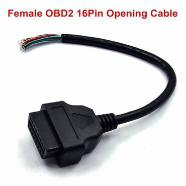 пусковые провода: ОБД2 разъем с проводом. Для изготовления переходников на автомобили