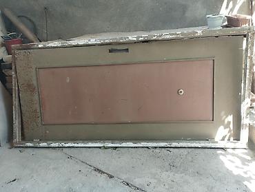 Metal giriş qapısı və çərçivəsi - Material: qalın metal/ polad