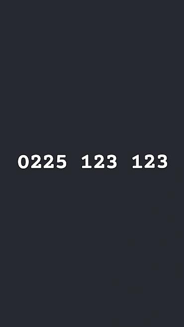 0225 123 123 Beeline
цена за номер 5000сом
звоните на 0505505551 at lalafo.kg 0225 123 123 Beeline
цена за номер 5000сом
звоните на 0505505551