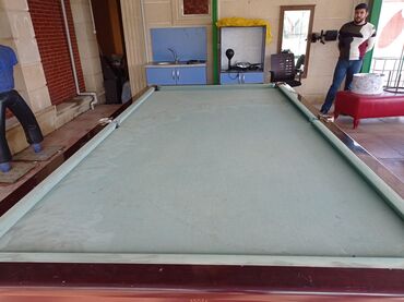 Bilyard masaları: - Bilyard masalarının satışı və təmiri. - Rus, Amerikan pool, Snooker — 5