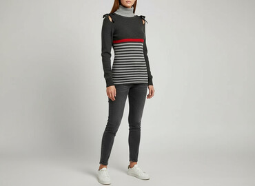 sweter z odkrytymi ramionami zara: Гольф жіночий, розмір S