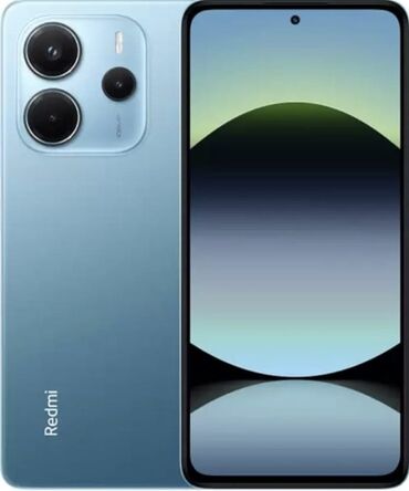 сотовый телефон fly ff244 grey: Redmi Note 14, 256 ГБ, цвет - Синий, Отпечаток пальца