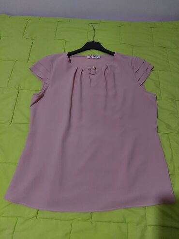 ženske lanene košulje: M (EU 38), Single-colored, color - Purple