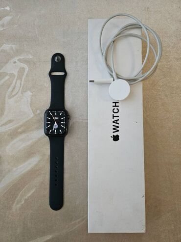 curren saat orjinal: Б/у, Смарт часы, Apple, цвет - Черный