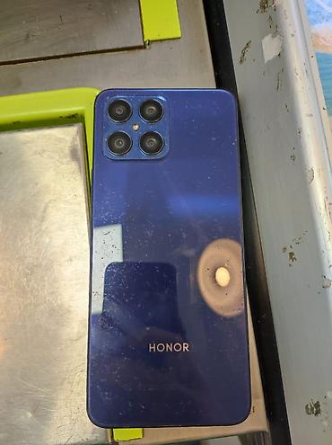 islenmis qaz: Honor X8, 128 GB, rəng - Göy, Barmaq izi, İki sim kartlı, Face ID — 3