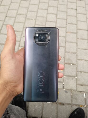 256 gb telefon: Poco C3, 256 GB, rəng - Qara, Barmaq izi, Face ID