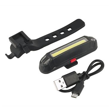 velosiped isiqlari: USB ilə şarj olunan velosiped arxa işığı - Yüksək parlaqlıqlı LED/COB — 3