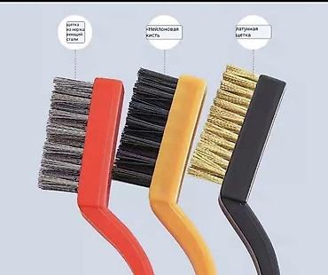 Другая аудиотехника: Щетки 3в1 3шт щетки для любой уборки. 1.нейлон,2.бронза и 3.мед — 7