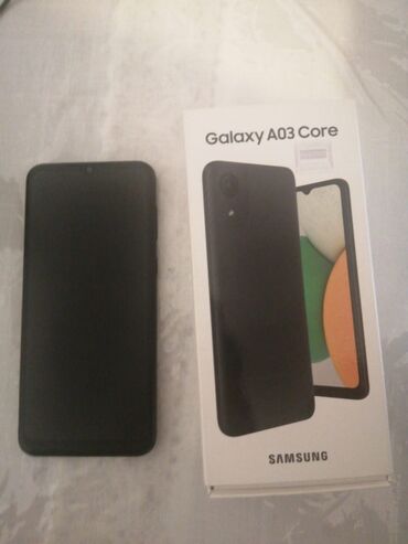 samsung galaxy core 2: Samsung Galaxy A03, 32 GB, rəng - Qara, Sensor, İki sim kartlı