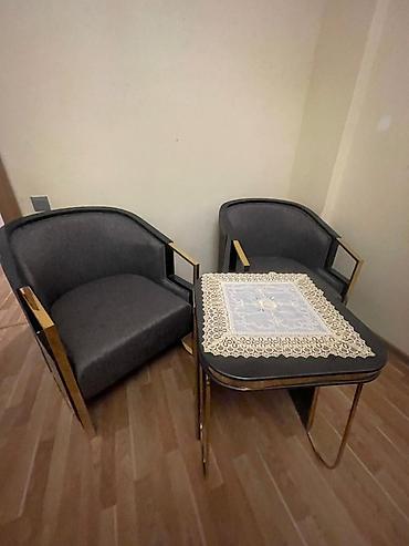 qonaq: Qonaq otağı və yemək otağı mebel dəsti Tərkib: - Yemək masası və 6 — 6