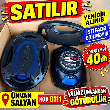ucuz televizor: Pcinenec TP-6971 avtomobil dinamikləri satılır. Dəstdə 2 ədəd oval — 1