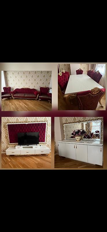 divan açilan: Əla vəziyyətdə qonaq dəsti birlikdə satılır,divan açılmır,baza — 1