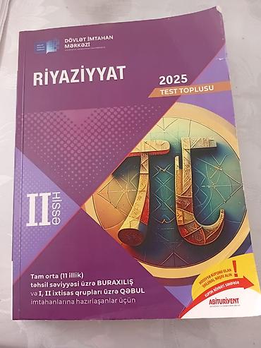 Testlər: Riyaziyyat Testlər 11-ci sinif, DİM, 2-ci hissə — 1
