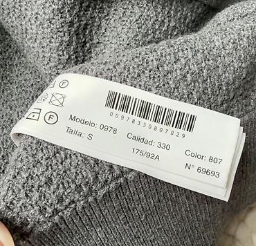Свитера: Мужской свитер, S, Massimo Dutti, Новый, цвет - Серый, Самовывоз — 4