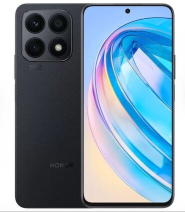 подставка под телефон: Honor X8a, 128 ГБ, цвет - Черный, Кнопочный, Отпечаток пальца, Face ID