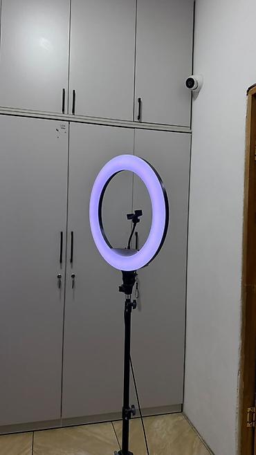 ангельские: Кольцевая LED-лампа на штативе - Диаметр кольца: ориентировочно — 4