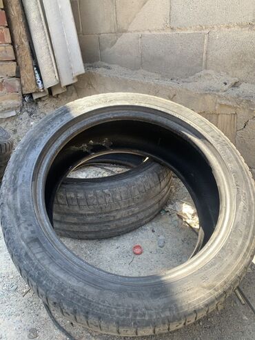 шины разноширокие: Шины 235 / 45 / R 17, Лето, Б/у, Пара, Легковые, Япония, Michelin
