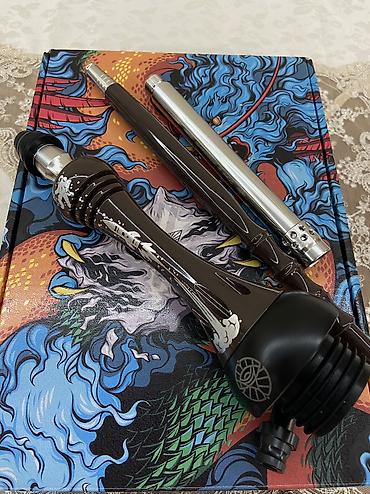 alpha x: Nargilə dəsti – Original Alpha X Hookah tematik dizayn Paslanmaz — 8