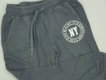 biale spodnie na gumce: Sweatpants, Destination, 10 years, 134/140, condition - Good