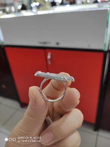 цена обручальных колец: Очень красивый и модный кольцо из Серебро 925пробы Покрыто родием (не
