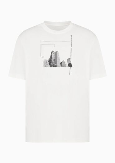 ремень для часы: Мужская футболка, S (EU 36), Armani, Новый, цвет - Белый, Самовывоз, Бесплатная доставка, Платная доставка