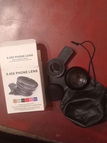 Obyektivlər və filtrləri: 0.45X Phone Lens – Mobil telefon və kamera üçün 2‑də‑1 linza — 11