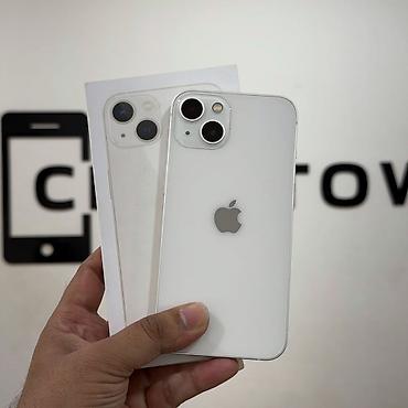 IPhone 13, 128 GB, Ağ, Zəmanət, Kredit, Simsiz şarj