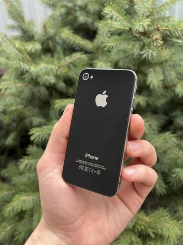 купить айфон киргизия: IPhone 4S, Б/у, Black Titanium, Зарядное устройство, Чехол