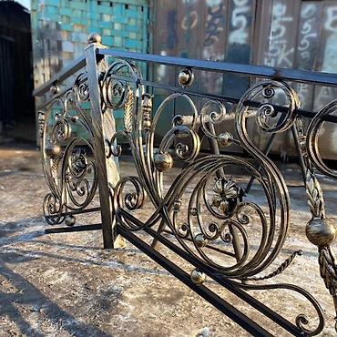 Изготовление перил: Изготовление перил Материал: Кованное железо, Наружные, Бесплатный замер — 111