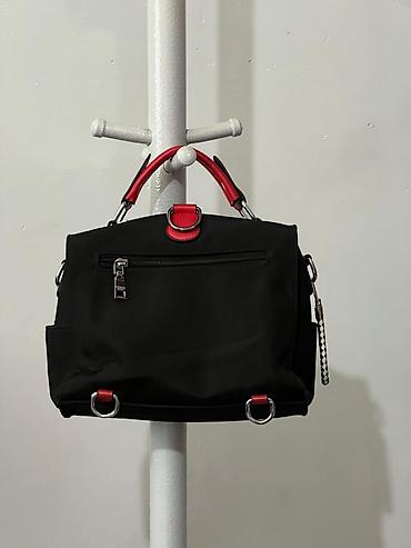 Классические сумки: Классическая сумка, Prada, Китай, Материал: Комбинированный материал, Застежка на молнии, Женские, Новый — 3