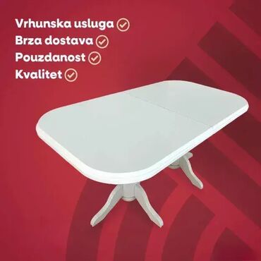 skolski sto: 🍽 Trpezarijski sto četvrtasti – elegancija i funkcionalnost! ✔