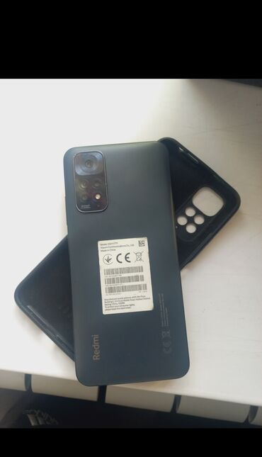 Redmi: Redmi, Redmi Note 11, Новый, 128 ГБ, цвет - Черный, 2 SIM