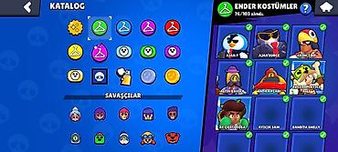 boo cena: Brawl Stars hesabı satılır Trophy - 56k 2 dəfə brawl pass plus alınıb — 2