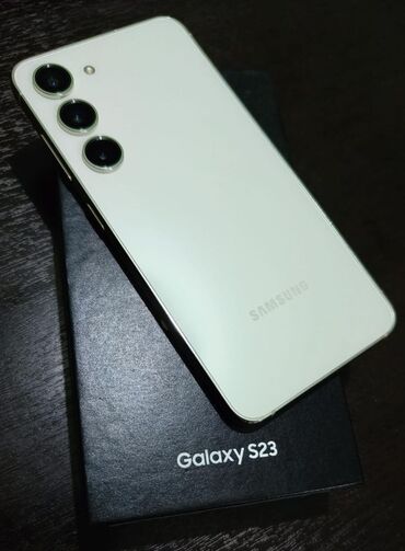 самсунк s8: Samsung Galaxy S23, Б/у, 256 ГБ, цвет - Белый, 2 SIM, eSIM