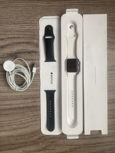 Наручные часы: Новый, Смарт часы, Apple, Сенсорный экран, цвет - Серебристый