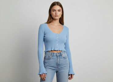 ubrania z lat 90: Nasty Gal, Kardigan damski, rozmiar 2XS