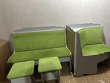 Кухонный уголок с мягкими сиденьями Комплектация: - прямая at lalafo.kg Кухонный уголок с мягкими сиденьями Комплектация: - прямая