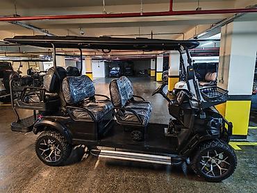 Microcar: Elektrik golf karı – 4+2 yerlik, off-road təkərli Məhsul təsviri: - — 8