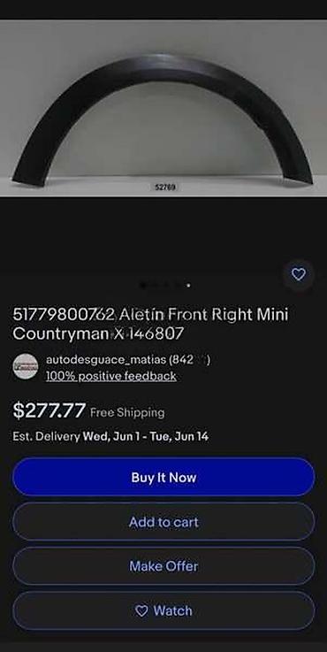 linkovi: RUB KRILA R60 PD ZA MINI COUNTRYMAN | mini countryman r60 prednji — 4